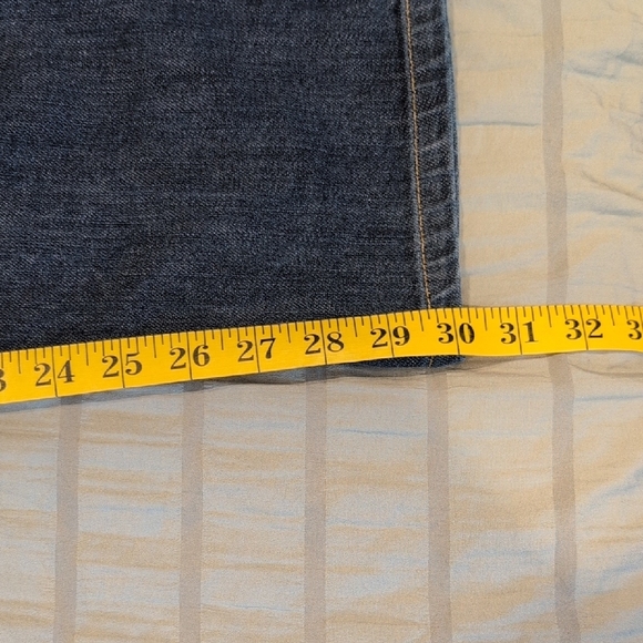 Moschino Men's Straight Jeans in Light Blue with Brown Accents - Picture 6 of 12